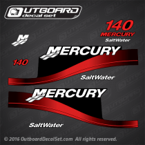 2000-2005 MERCURY 140 hp SaltWater decal set 879760A03