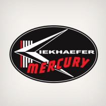 1955 Mercury Kiekhaefer logo decal