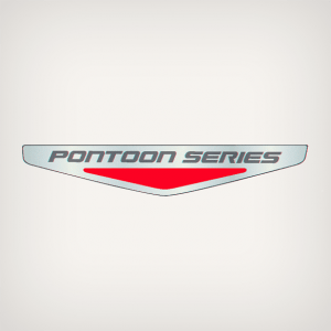 2014-2016 Evinrude Pontoon Series Decal Gel Emblem 