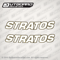 1999-2000 Stratos 1 Star decal set Curved 