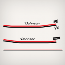 1983 Johnson 90 hp V4 decal set 0393280, 0392706