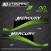 1999 2000 2001 2002 2003 2004 2005 2006 Mercury 90 hp JET decal set 826321A00