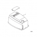 1991-1997 Mariner 50 Hp top cowl 813010A14, 816534A14, 813010A9 top cowl diagram 38216