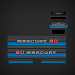 1980 1981 1982 Mercury 90 hp decal set 93159A81