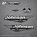 2000 Johnson 35 hp decal set 0346671 0346672