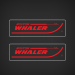 Boston Whaler Dash Panel Logo Decal Set