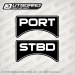 Stratos fuel tank decal set