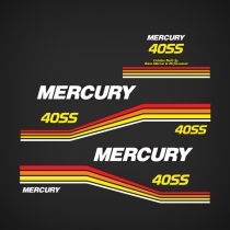 1999 2000 2001 2001 2003 2004 Mercury 40ss electric 830163A00 decal set oil window (Outboards)