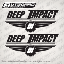 Deep Impact Boats New Logo Decal Set