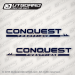 Boston Whaler Conquest Twenty One decal set