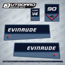 1984 Evinrude 90 hp Decal set (Outboards)