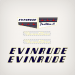 1956 Evinrude 15 hp Fastwin decal set 15016, 15017, 277467, 277468