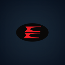 1995-1997 Evinrude E-logo Raised Gel Emblem 0212497