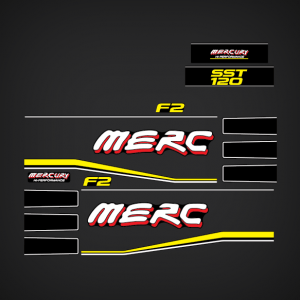 1993-1997 Mercury Racing F2 SST120 Decal Set 
