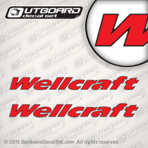 Wellcraft Logo Decal Set 