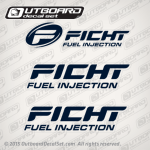 1993-1998 Evinrude Ficht Injection Decal Set