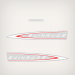 1964 Evinrude 40 hp decal set