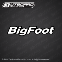 1999-2006 Mercury Outboards BigFoot rear decal 37-859267-7