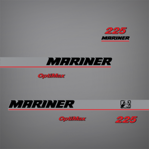 2001 Mariner 225 Hp Optimax Decal Set