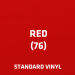 RED 76 - VINYL BOAT STRIPING PER LINEAL FOOT