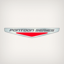 2014-2016 Evinrude Pontoon Series Decal Gel Emblem 