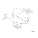 2002-2006 EVINRUDE 135 hp Ficht Ram Injection Engine cover 5005049 Diagram 