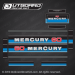 1980 1981 1982 Mercury 60 hp decal set