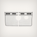 operatin and oiling instructions decal printed with white inks