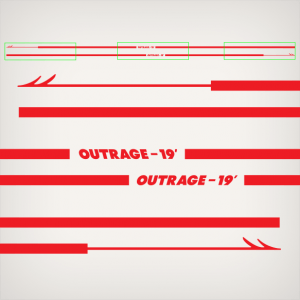 Boston Whaler Outrage - 19' harpoon stripes