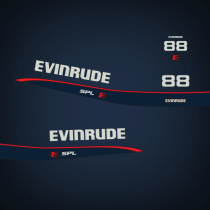 1995-1996 Evinrude 88 hp SPL decal set 0284843