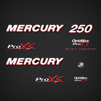 2006-2012 Mercury 250 hp Pro XS decal set 889246A28