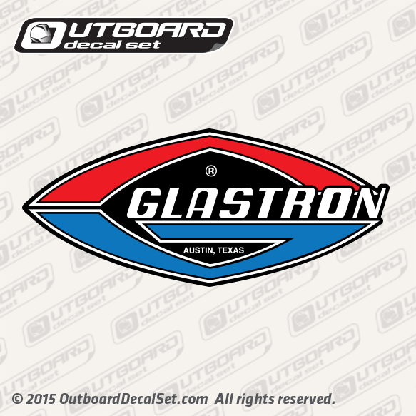 Glastron Boat Decals 0572458, GX 255 Gold Stickers (Pair)