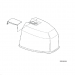 1981 Evinrude 90 hp Top cowl 0281590, 0281591 Diagram 