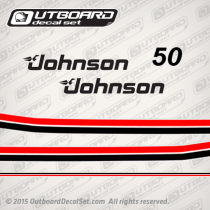 1983 Johnson 50 hp decal set 0393257, 0392734