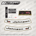 1965 Johnson 9.5 hp decal set MQ-11