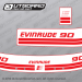 1982 Evinrude 90 hp decal set 0281869