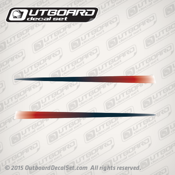 2003-2007 JOHNSON Port and Starboard Stripe decal set 0350179, 0350180