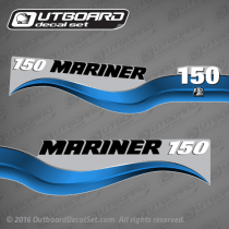 2003 Mariner 150 hp Decal Set 888753A03 blue 