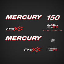 2006-2012 Mercury 150 hp Pro XS decal set 897136A07 Main