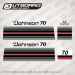 1982 Johnson 70 hp decal set 0392385, 0392386, 0391596, 0391597
