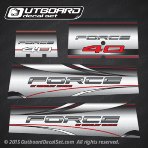 1998-1999 Force 40 hp decal set (Outboards)