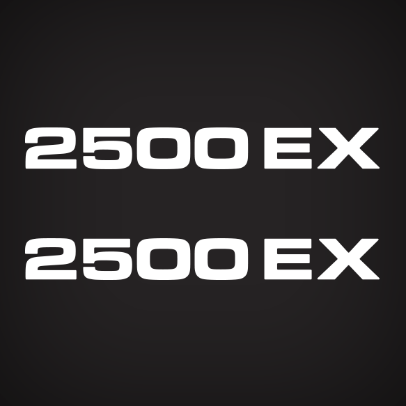1996 Sanpan 2500 EX Decal Set 