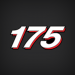 2006 Mercury 175 Red Shadow horsepower decal 892565004, 8M0061184