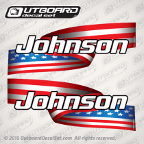 Johnson U.S American Stars and Stripe Flag Decal set