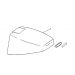1992-1993 Evinrude 9.9 hp Engine Cover Diagram