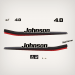 1997 Johnson 4 hp outboard decal set 0438428