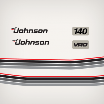 1984 Johnson 140 hp VRO decal set 0393973, 0329100, 0330233, 0393882