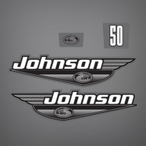 2000 Johnson 50 hp decal set 0346684, 0346681, 0346685, 0346682, 0346683, 5001186