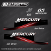 2005-2006 2010 Mercury 65 hp Jetdrive decal set 897514A03