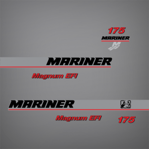 2001 2002 Mariner 175 Hp Magnum EFI Decal Set 